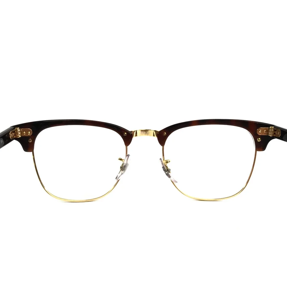 Ray-Ban Eyeglasses Frames RB3016 CLUBMASTER W0366 Tortoise On Gold 49-21-140